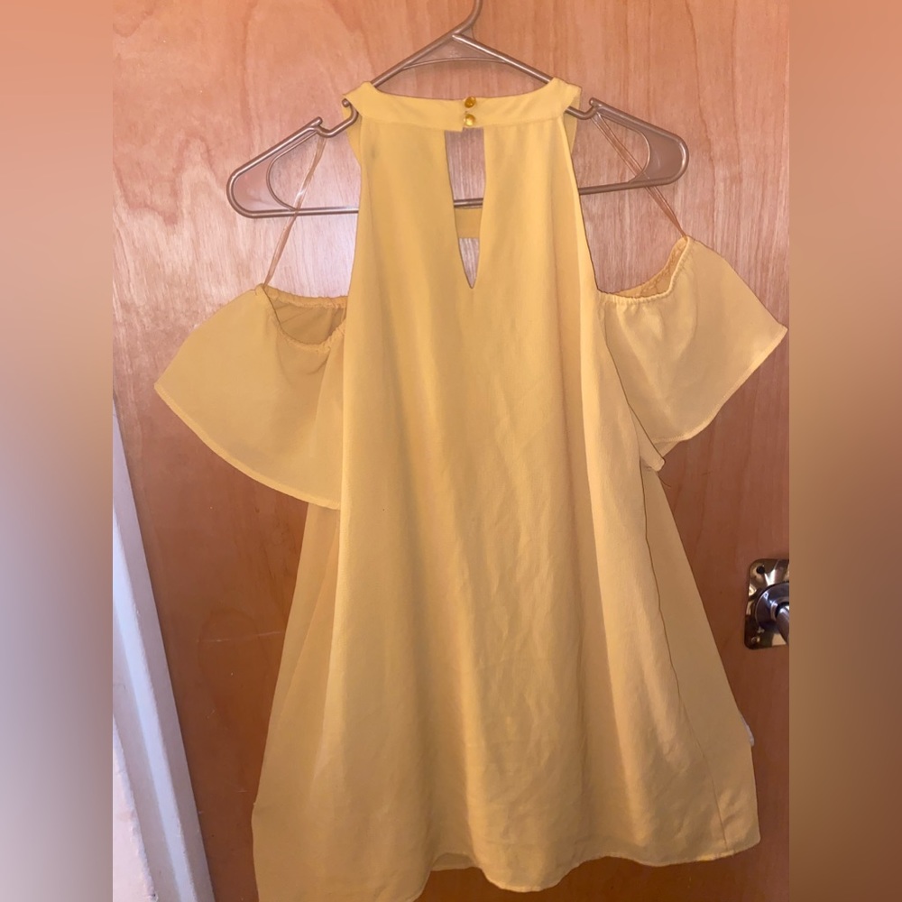 As U Wish Yellow Dress